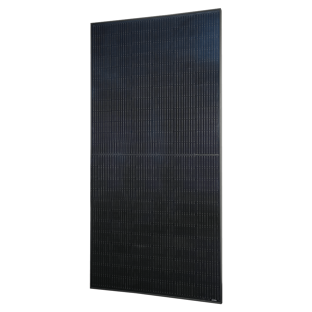 M166H672 425-460W enkel glas, geheel zwart