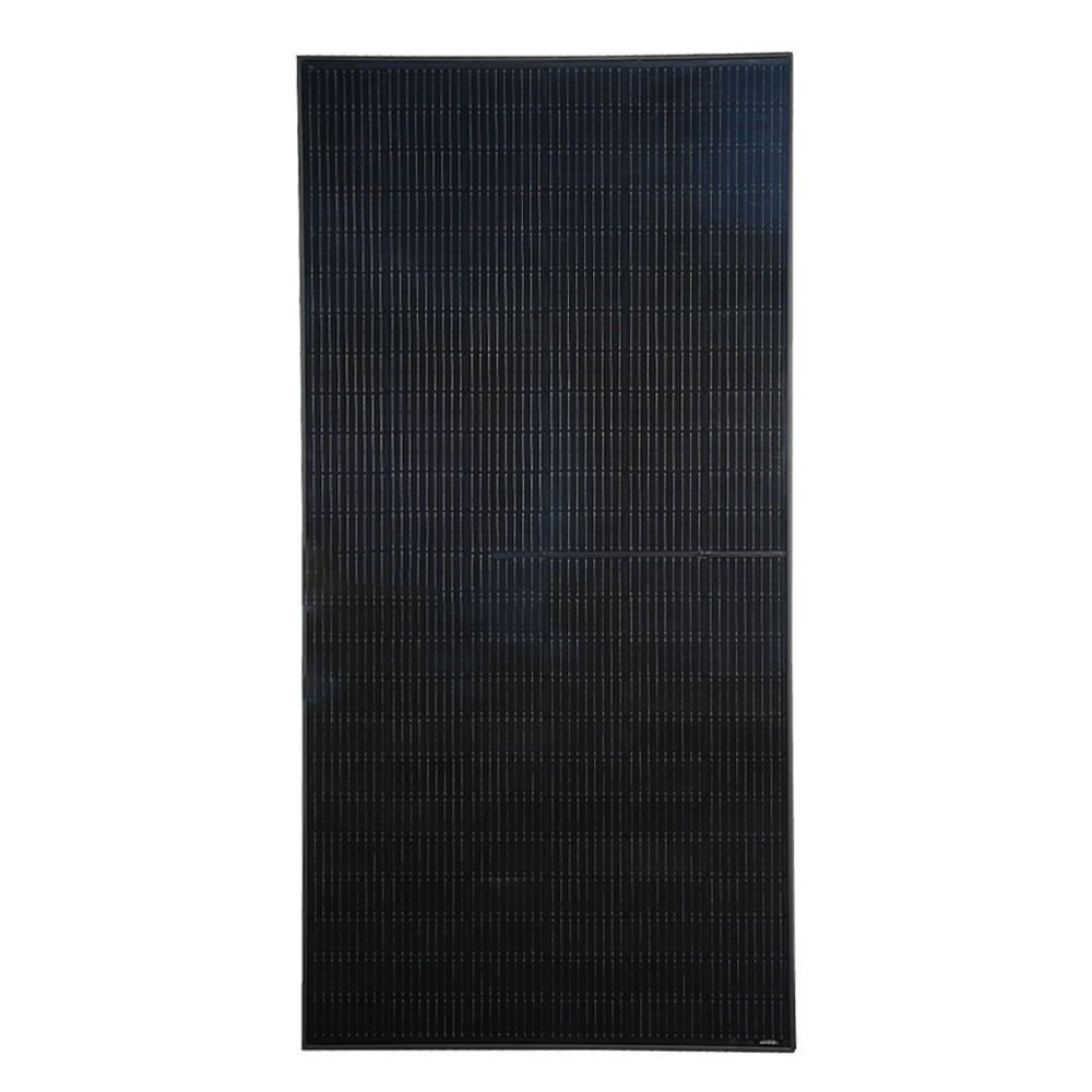 M166H672 425-460W enkel glas, geheel zwart