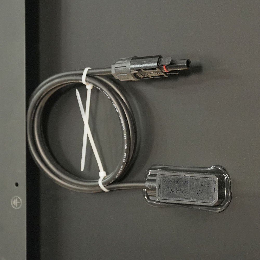 M166H672 425-460W enkel glas, geheel zwart