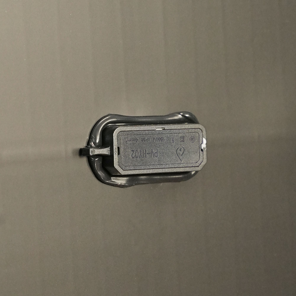 M166H672 425-460W enkel glas, geheel zwart