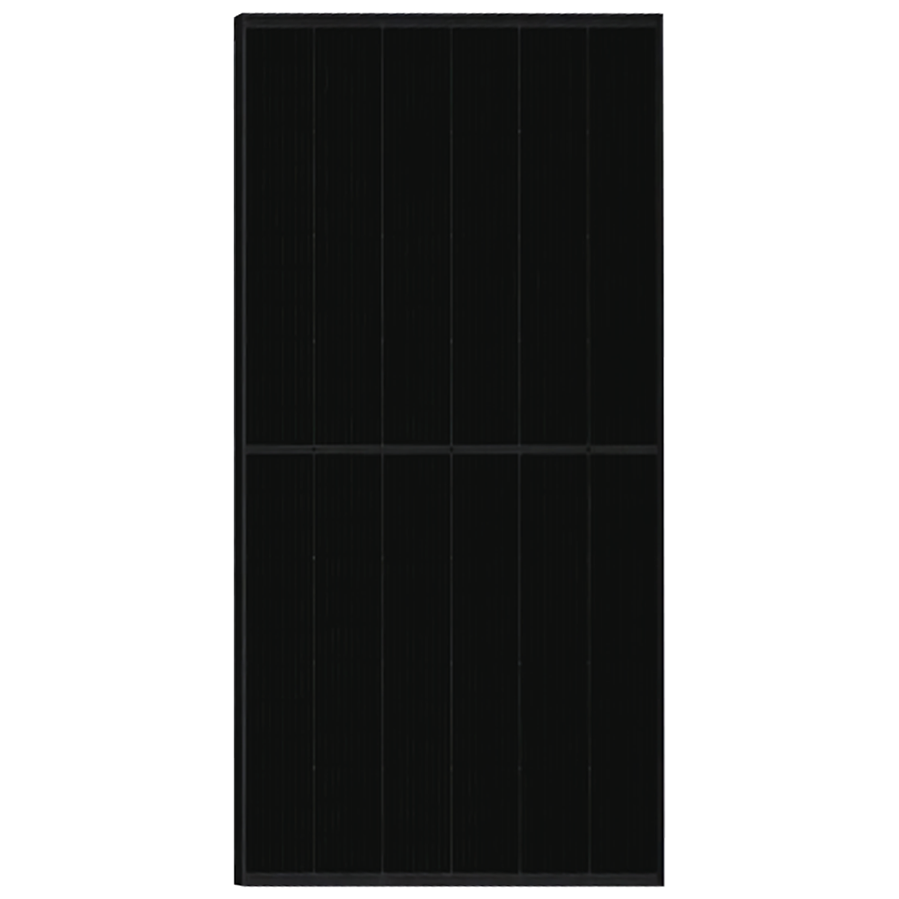 M182H654 385-420W enkel glas, geheel zwart